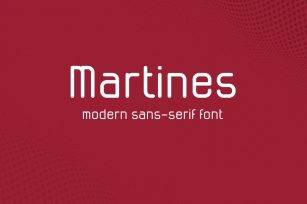 Martines - Modern sans-serif font Font Download