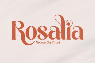 Rosalia Modern Serif Font Font Download