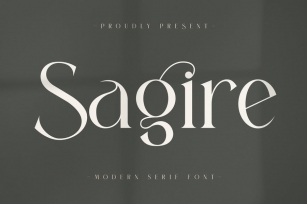 Sagire Modern Serif Font Font Download