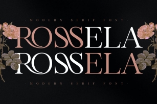 Rossela Modern Serif Font Font Download