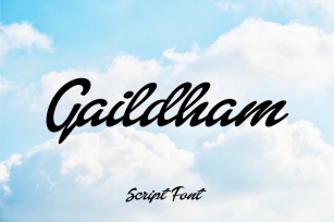 Gaildham Script Font Font Download