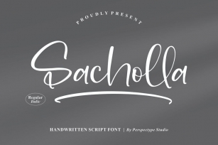 Sacholla Handwritten Script Font Font Download