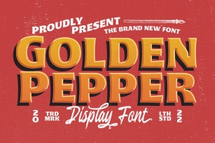 Golden Pepper Font Download