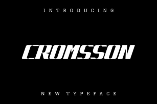 Cromsson Font Font Download