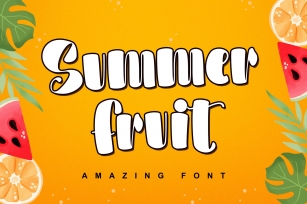Summer Fruit Font Download