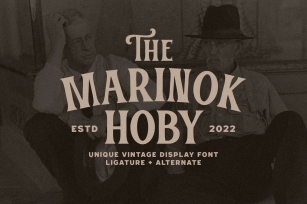 Marinok Hoby-Vintage Display Font Download