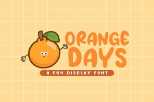 Orange Days Font Download