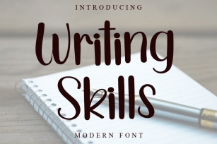 Writing Skills Font Download
