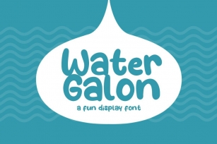 Water Galon Font Download