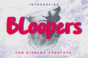 Bloopers - Fun Display Typeface Font Download