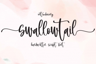 swallowtail Font Download