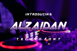 Alzaidan Techno Font Font Download