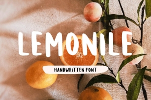 Lemonile - The Handwritten Font Font Download