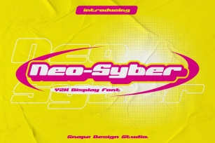 Neo-Syber - Y2K Font Font Download