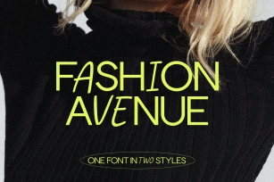 Fashion Avenue Font Download