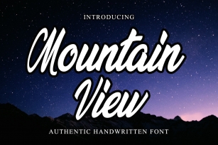 Mountain View Font Download