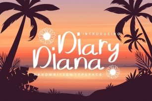Diary Diana Handwritten Font Font Download