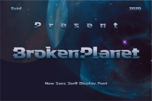Broken Planet Font Font Download