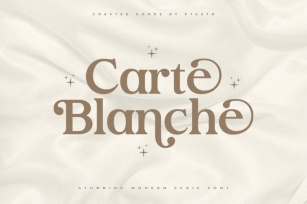 Carte Blanche | Stunning Serif Font Font Download