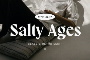Salty Ages - Classic Bold Retro Vibe Serif Font Download