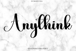 Anythink Font Download