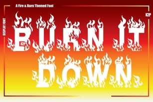 Burn It Down Font Download