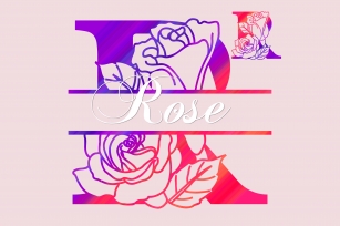 Rose Split Font Download