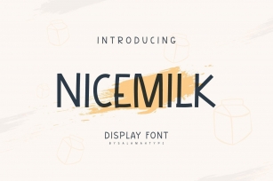 Nicemilk Font Download