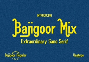 Bajigoor Mix Duo Font Download