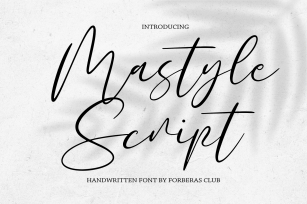 Mastyle Script Font Download
