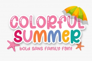 Colorful Summer Font Download