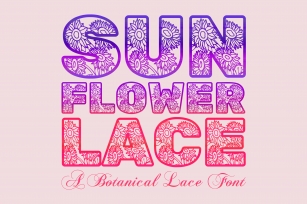 Sunflower Lace Font Download