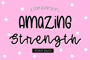 Amazing Strength Font Download