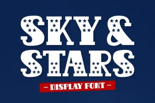 Sky and Stars Font Download
