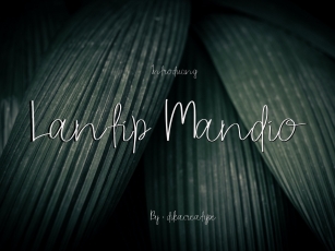 Lantip Mandio Font Download