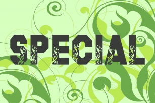 Special Font Download