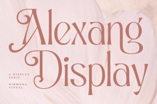 Alexang Display Font Download