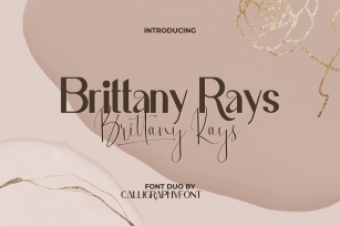Brittany Rays Duo Font Download
