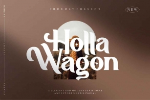 Holla Wagon Font Download