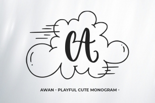 Awan Monogram Font Download