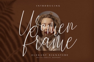 Women frame Font Download
