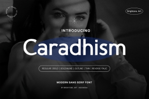 Caradhism - Modern Sans Serif Font Font Download