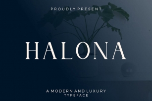 Halona Modern Serif Font Font Download