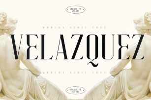Velazquez Modern Serif Font Font Download