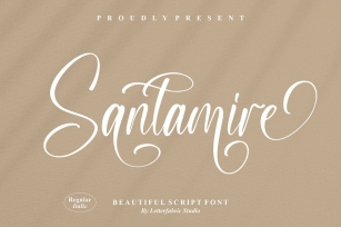 Santamire Script Font Font Download