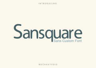 Sansquare Font Download