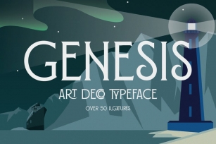 Genesis - Art Deco Typeface Font Download