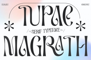 Tupac Magrath Serif Typeface Font Font Download