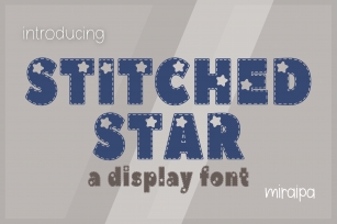 Stitched Star Font Download