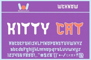 Kitty Cat Font Download